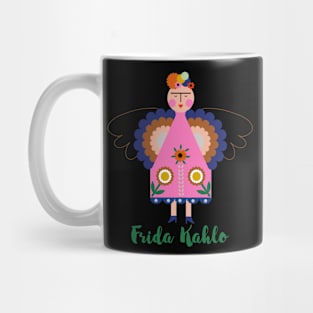 Frida kahlo butterfly colorful summer flowers viva la vida Mug